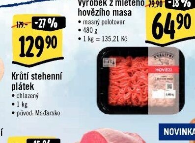 Krůtí stehenní plátek