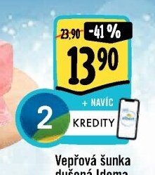Dušená šunka nejvyšší jakosti