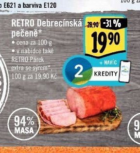 RETRO Debrecínská pečeně*