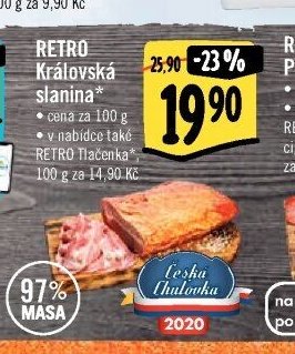 RETRO Královská slanina*