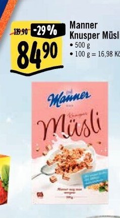 Manner Knusper Müsli