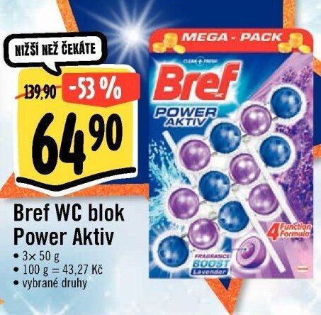 Bref WC blok Power Aktiv