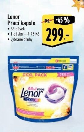 Lenor Prací kapsle