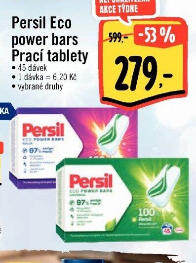 Persil Eco power bars Prací tablety