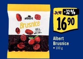 Brusinky klikvy sušené Albert