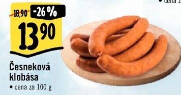 Česneková klobása