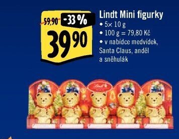 Čokoládový mini medvídek Lindt