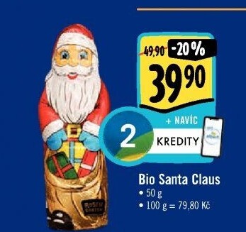 Čokoládový Santa bio Rose Garten