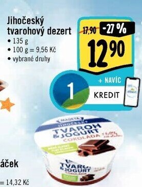 Dezert tvaroh s jogurtem jihočeský Madeta