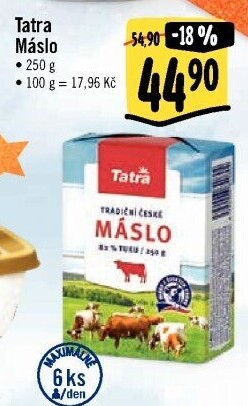 Máslo Tatra
