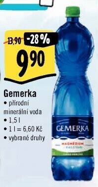 Minerální voda Gemerka