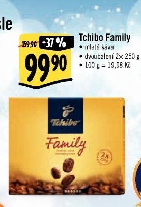 Mletá káva Family Tchibo