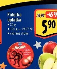 Oplatky Fidorka Opavia