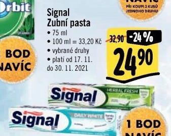 Pasty na zuby Signal