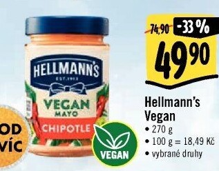 Produkty Vegan Hellmann'