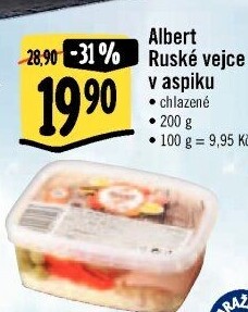 Ruské vejce v aspiku Albert