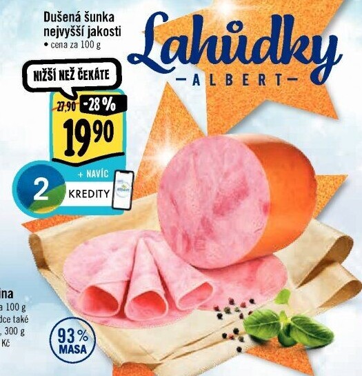 Šunka dušená nejvyšší jakosti