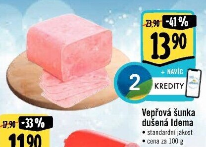 Šunka vepřová dušená standard Idema