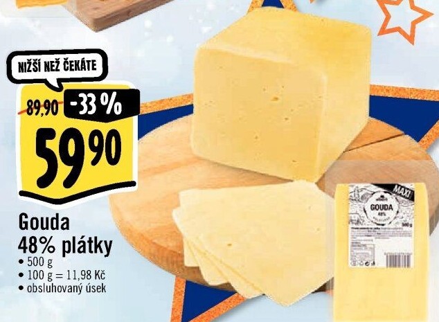 Sýr Gouda 48% Albert