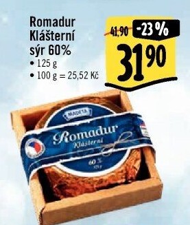 Sýr Romadur Klášterní Madeta