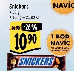 Tyčinka Snickers