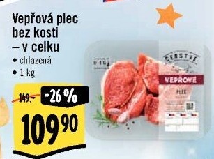 Vepřová plec bez kosti Albert