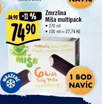 Zmrzlina Míša multipack