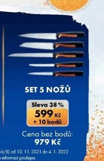 Set 5 nožů