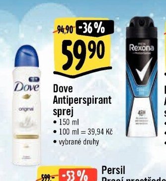 Dove Antiperspirant sprej