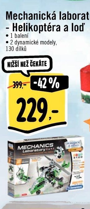 Mechanická laboratoř - Helikoptéra a loď