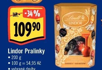 Bonboniéra Pralinky Lindor Lindt