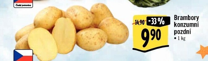 Brambory konzumní pozdní