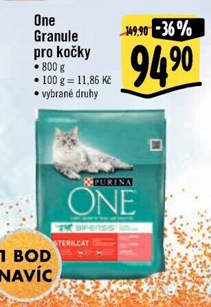Granule pro kočky One Purina
