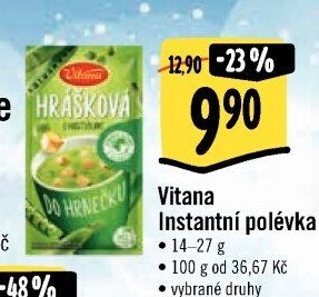 Instantní polévky Vitana