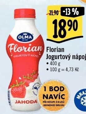 Jogurtový nápoj Florian Olma