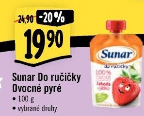 Kapsička do ručičky Ovocný příkrm Sunar