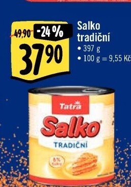 Mléko kondenzované Salko Tatra