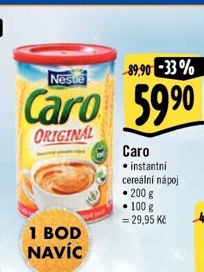 Nápoj instantní obilninový Caro Nestlé