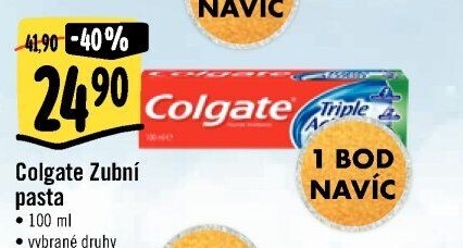 Pasty na zuby Colgate