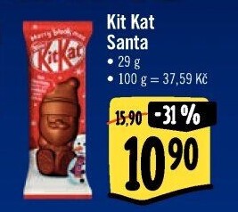 Santa Kit Kat Nestlé