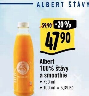 Šťáva 100% Albert