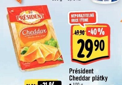 Sýr Cheddar Président