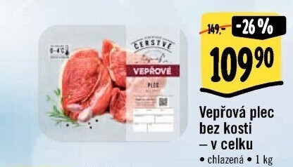 Vepřová plec bez kosti Albert