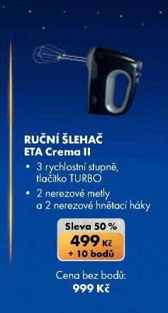 Ruční šlehač ETA Crema II