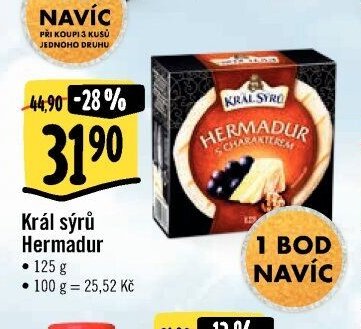 Král sýrů Hermadur