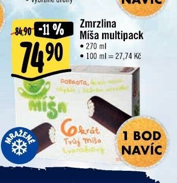 Zmrzlina Míša multipack