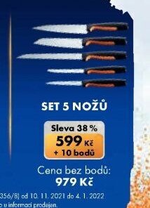 Set 5 nožů