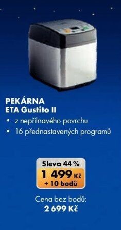 Pekárna ETA Gustito II