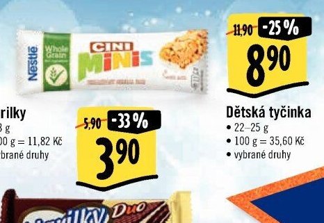 Cini Minis Dětská tyčinka