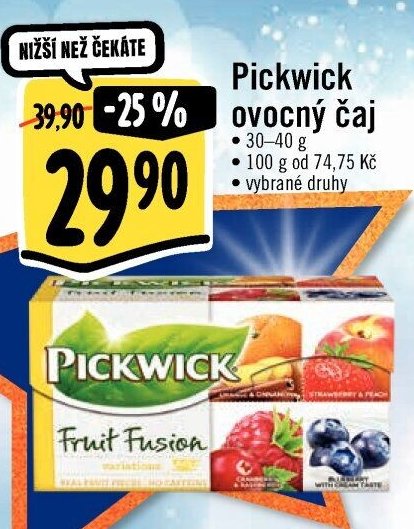Pickwick ovocný čaj